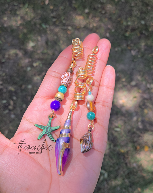 "Splash" Loc Jewelry Set