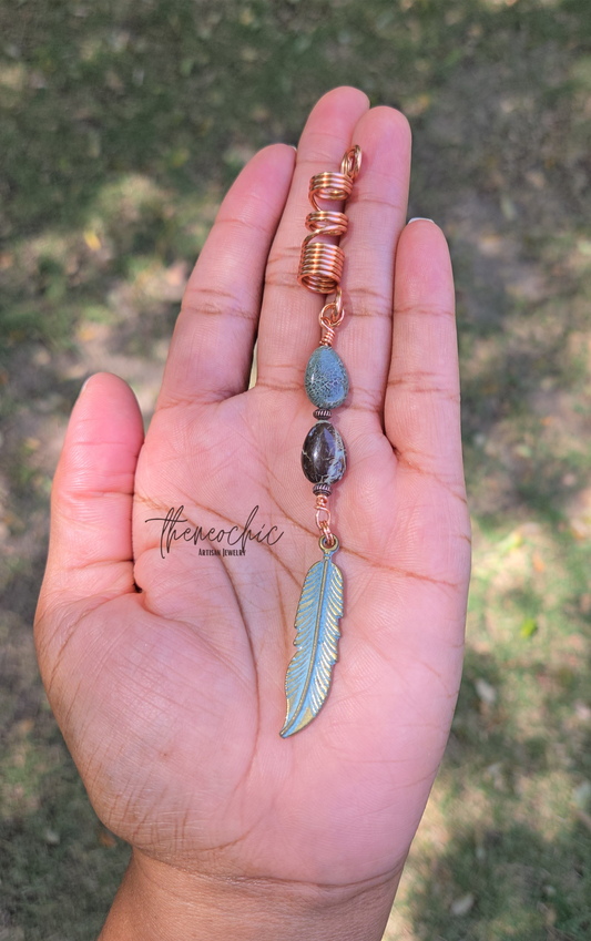 Agate Loc Jewelry Piece