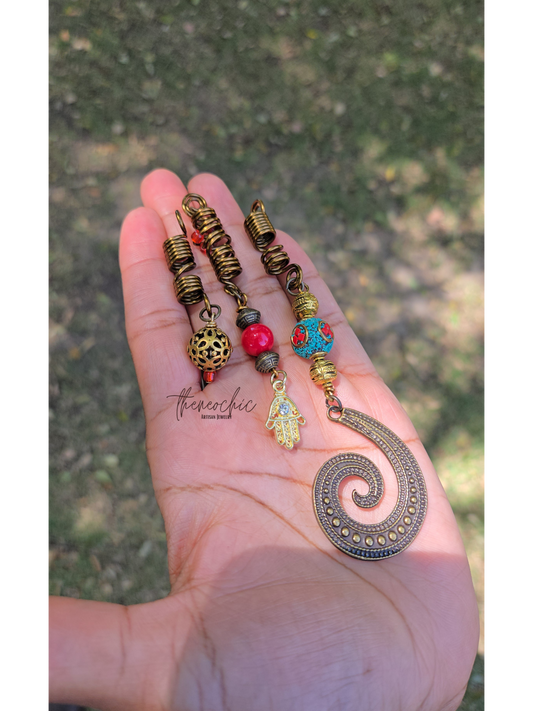 "Scrolling"Loc Jewelry Set